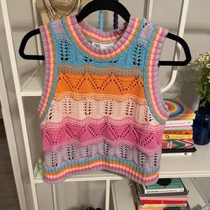 Zara crochet top